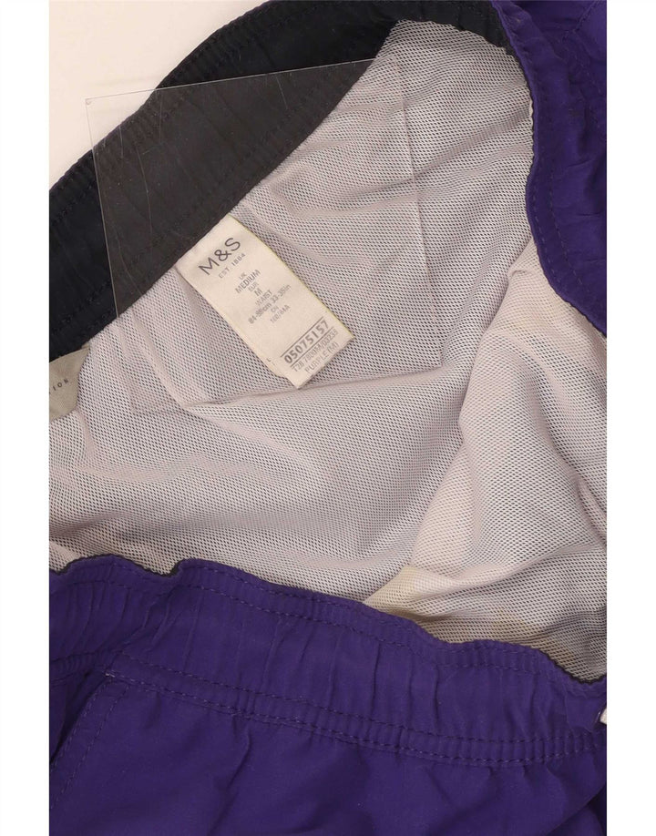Marks & Spencer Short de Bain Homme Violet Moyen Polyester