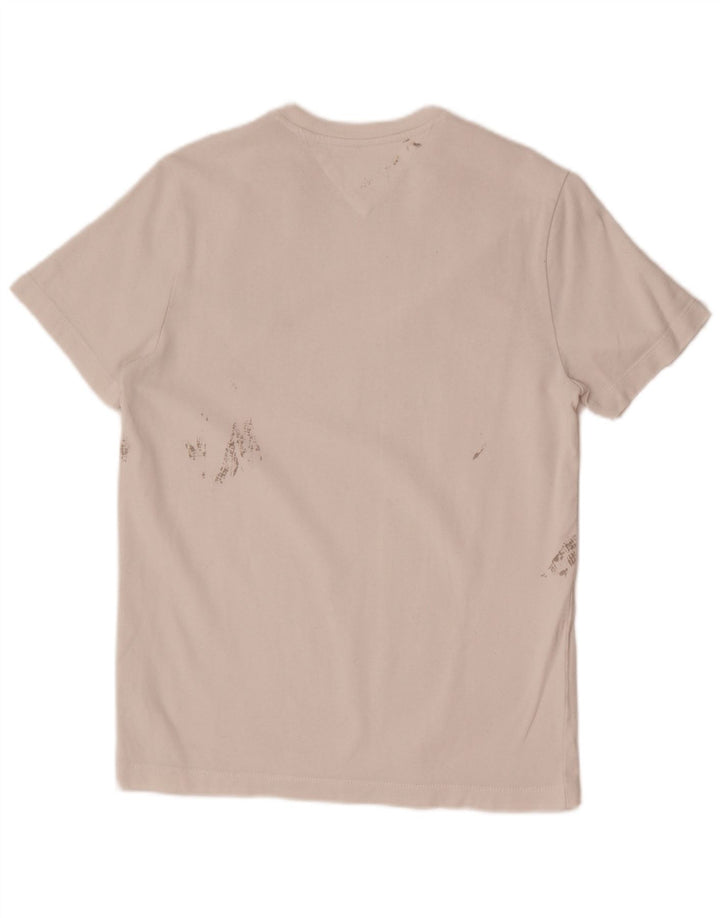 Tommy Hilfiger T-Shirt Graphique Homme XS Blanc