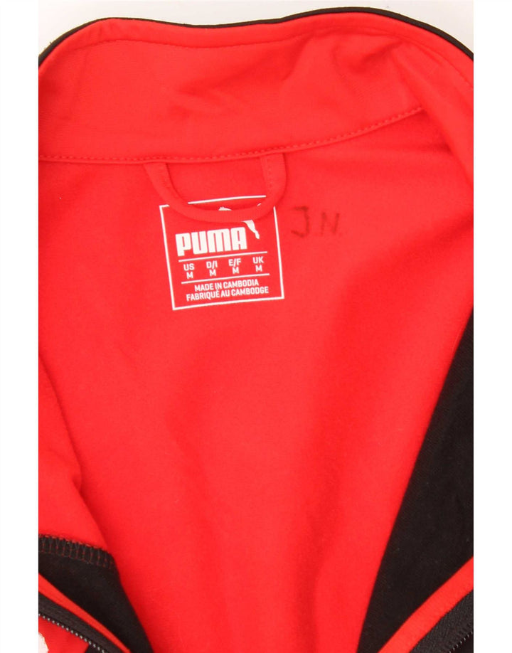Puma Veste de Survêtement Deutschland Graphic Top Homme Rouge Moyen Colourblock