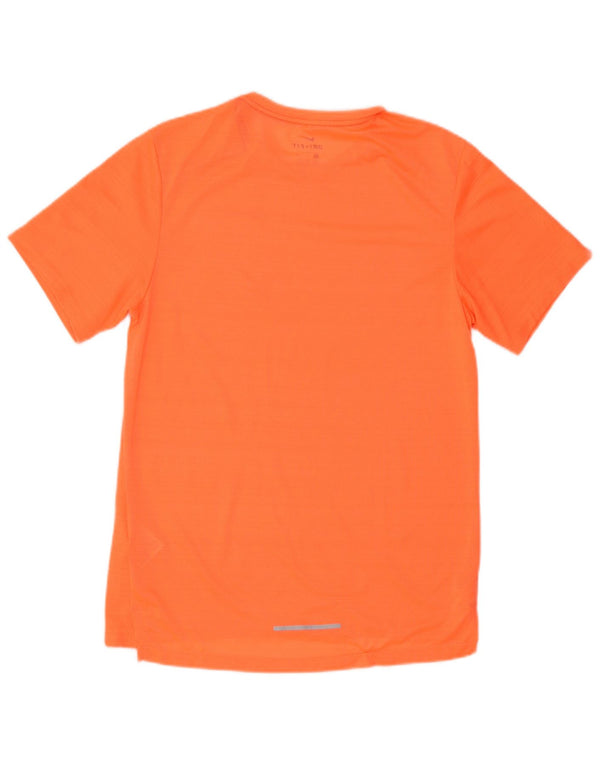 Nike Hommes Dri Fit T-Shirt Haut Petit Orange Polyester