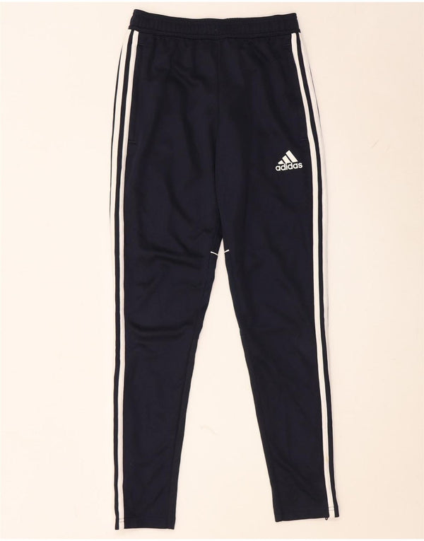 Adidas Pantalon de survêtement pour femme UK 4 XS Bleu marine Polyester