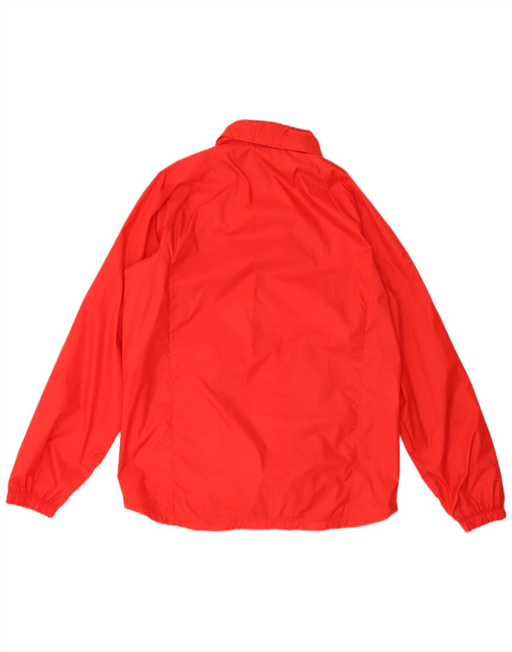Nike Veste de pluie à capuche pour homme UK 40 Large Rouge Nylon