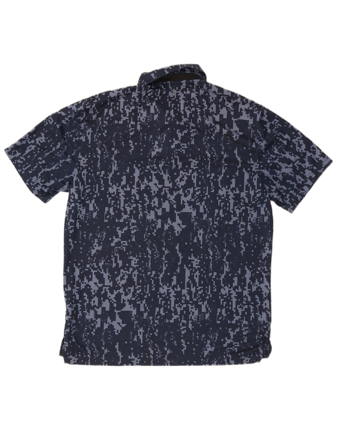 Nike Polo coupe standard pour homme Bleu marine moyen en polyester géométrique