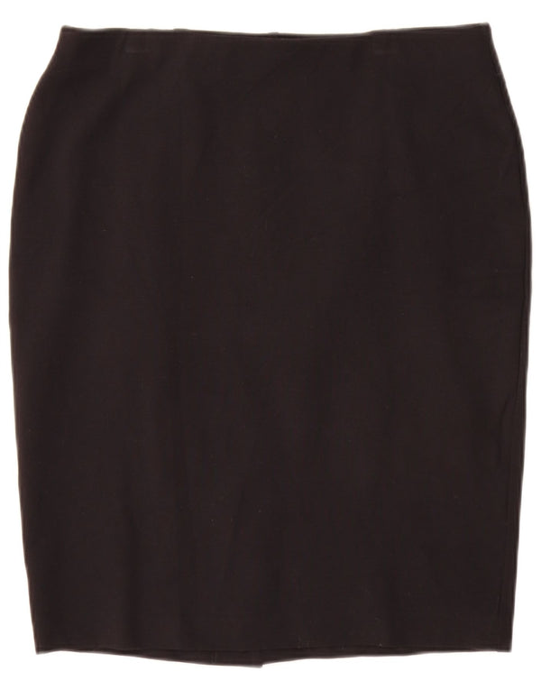 Marks & Spencer Jupe crayon pour femme UK 14 Large W32 Viscose noire