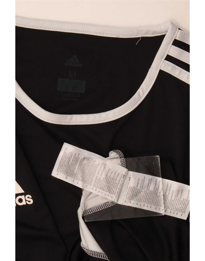 Adidas Hommes Climalite T-Shirt Haut Noir Colorblock Polyester