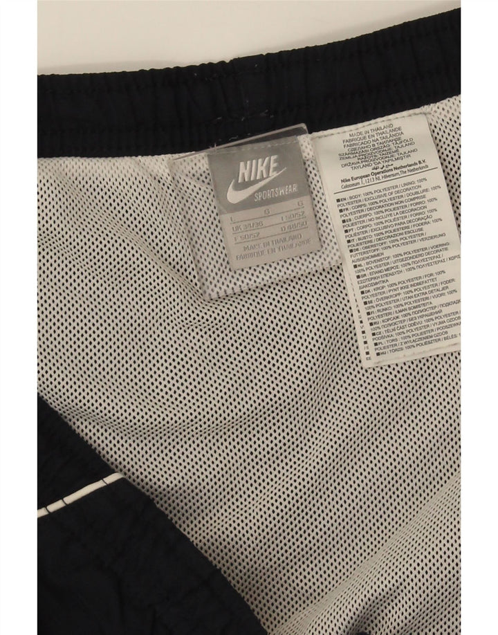 Nike Short de bain pour homme en polyester bleu marine Taille L