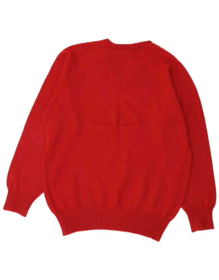 Lyle & Scott Heritage Pull à col en V pour homme Rouge Taille L