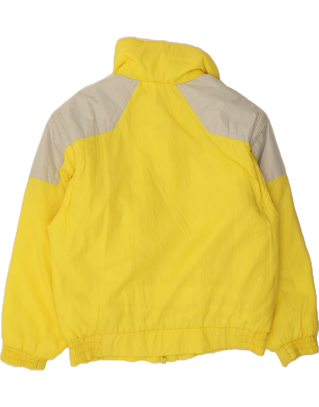 ANZI BESSON Mens Windbreaker Jacket EU 52 XL Yellow Colourblock Vintage Anzi Besson and Second-Hand Anzi Besson from Messina Hembry 