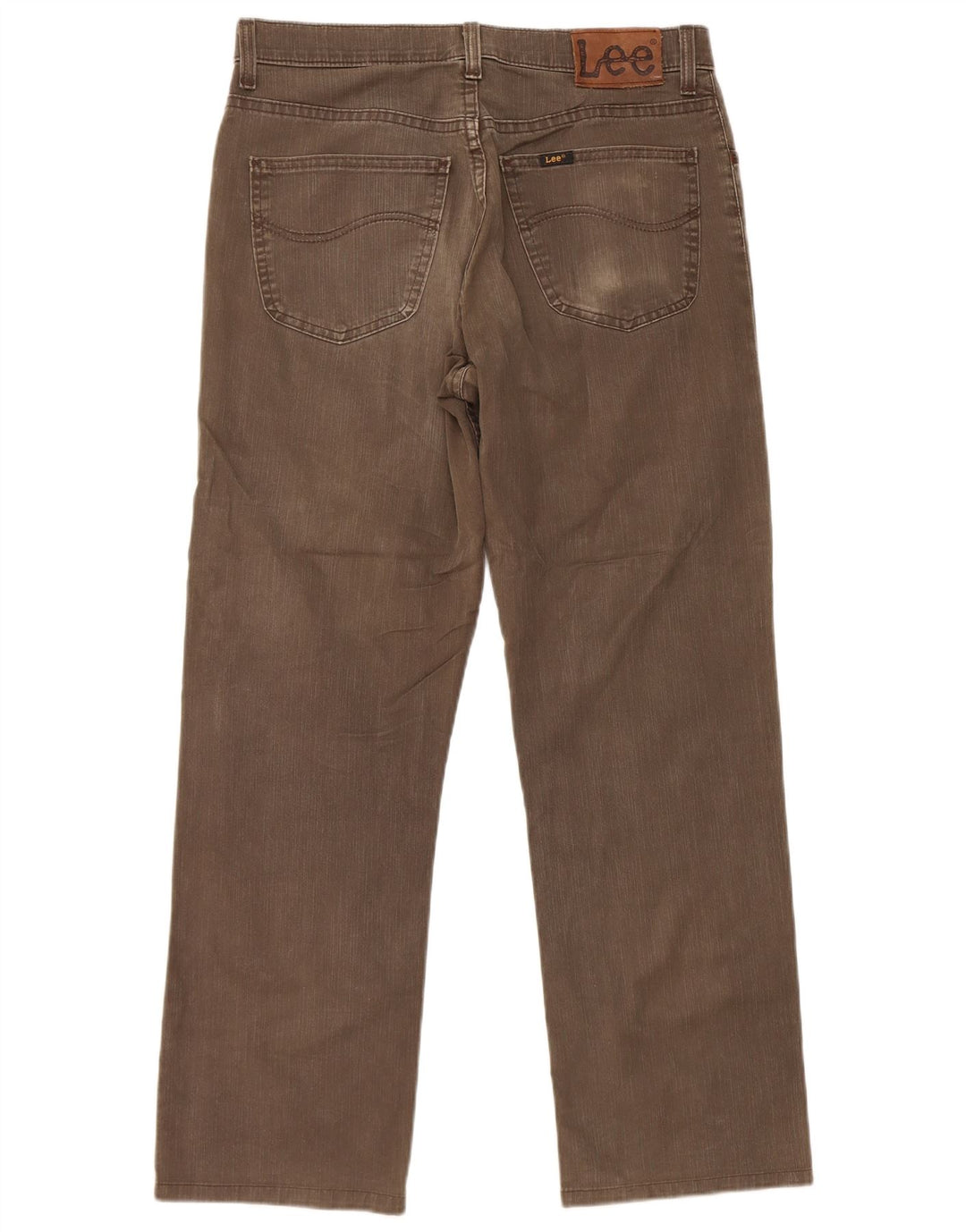 Lee Jean droit homme W32 L29 marron coton