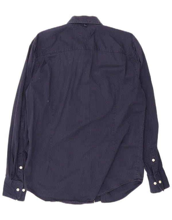 Tommy Hilfiger Chemise Homme XL Bleu Marine Coton