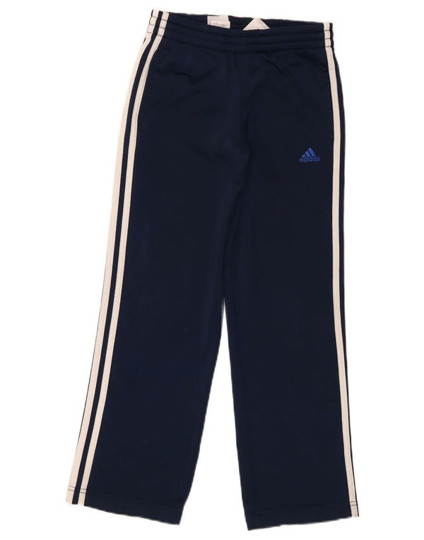 Pantalon de survêtement Adidas garçon 9-10 ans bleu marine polyester