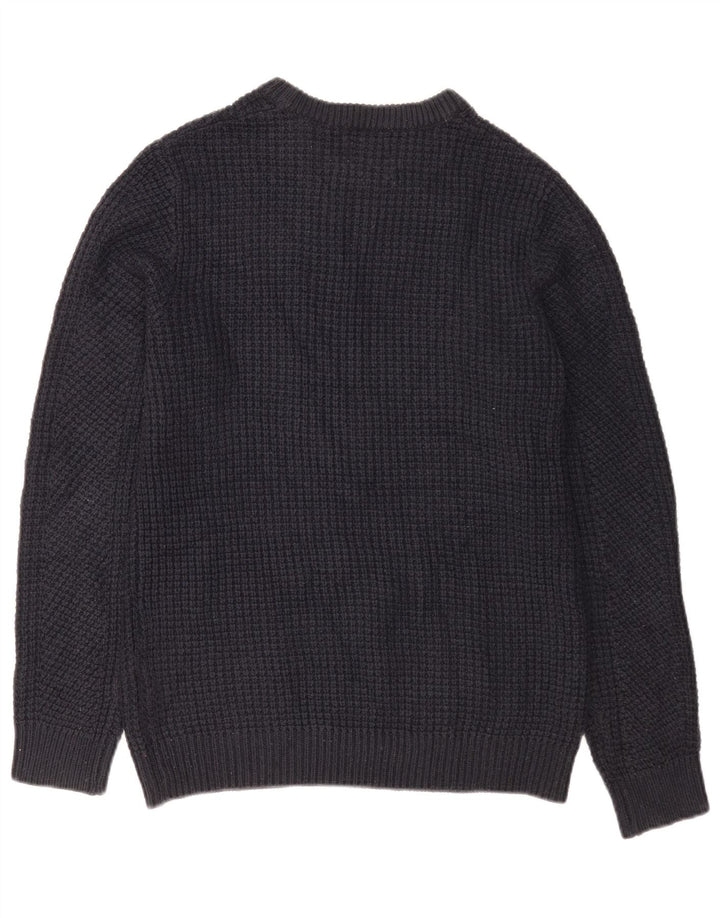 Jack & Jones Pull Col Rond Homme Bleu Marine Moyen Acrylique