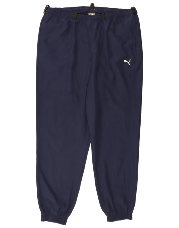 Puma Pantalon de survêtement pour homme Joggers 2XL Bleu marine Polyester