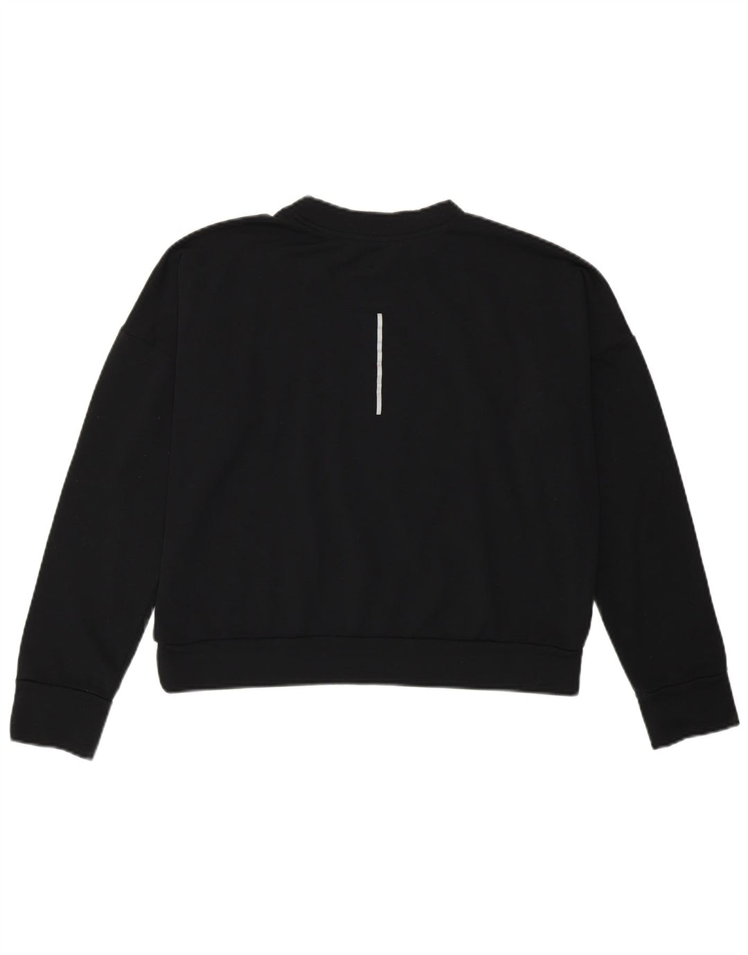 Nike Womens Crop Sweatshirt Jumper UK 12 Moyen Noir Polyester Sports