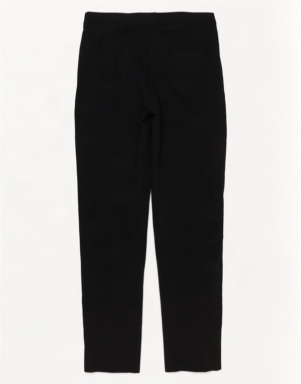 Marks & Spencer Pantalon décontracté taille haute pour femme UK 12 Medium W32 L32 Blac