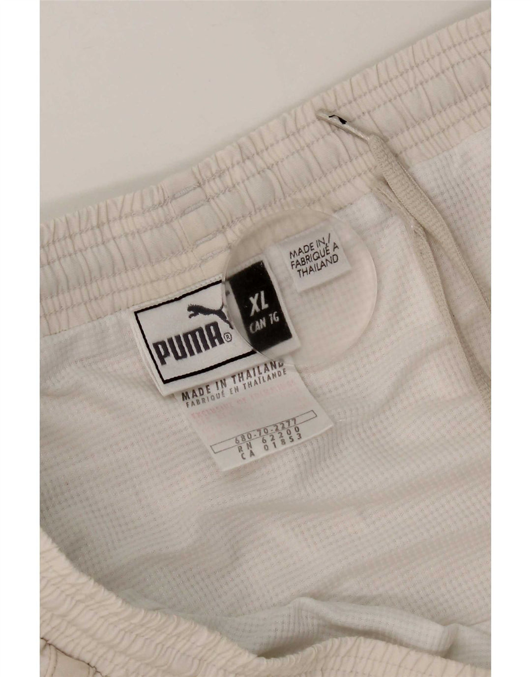 Puma Short de Sport XL Homme Blanc Nylon
