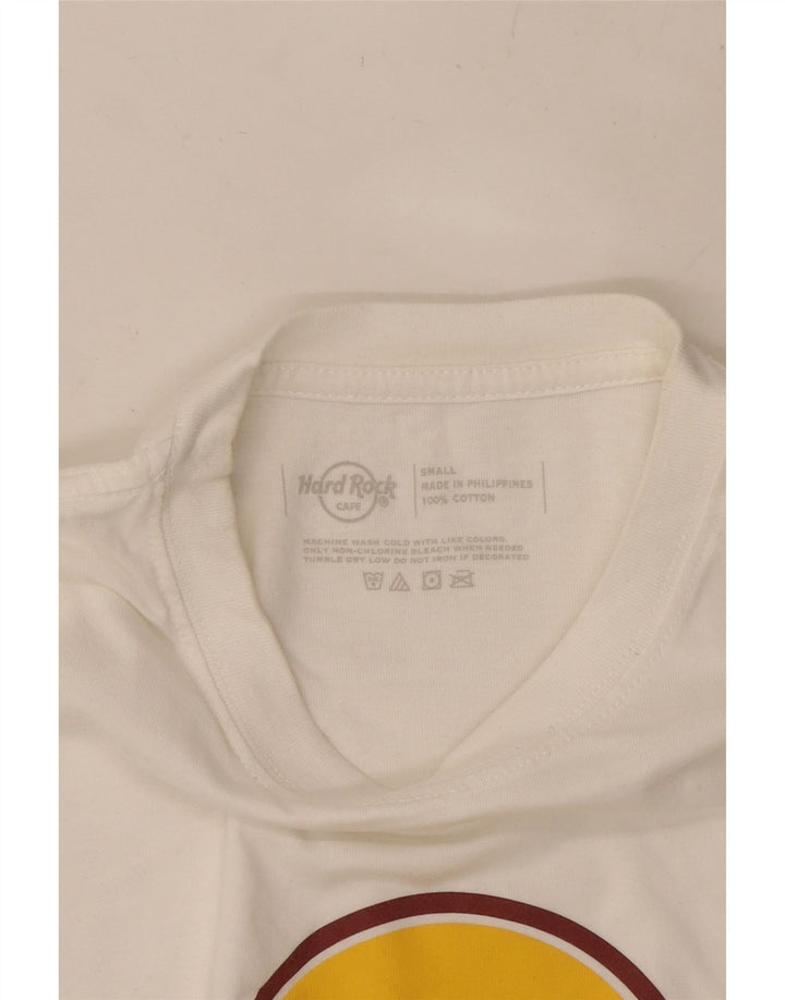 HARD ROCK CAFE Hommes Phnom Penh T-Shirt Graphique Haut Petit Coton Blanc