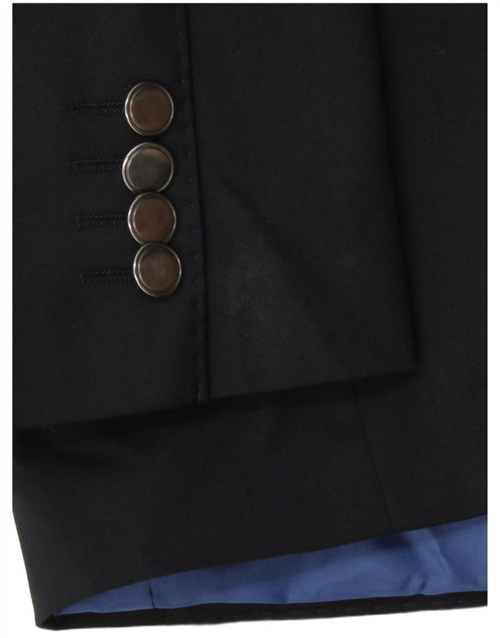 Marks & Spencer Veste blazer à 2 boutons pour homme UK 42 XL Bleu marine Polyester