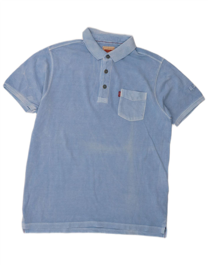 Levi's Polo Garçon 15-16 ans Bleu Coton