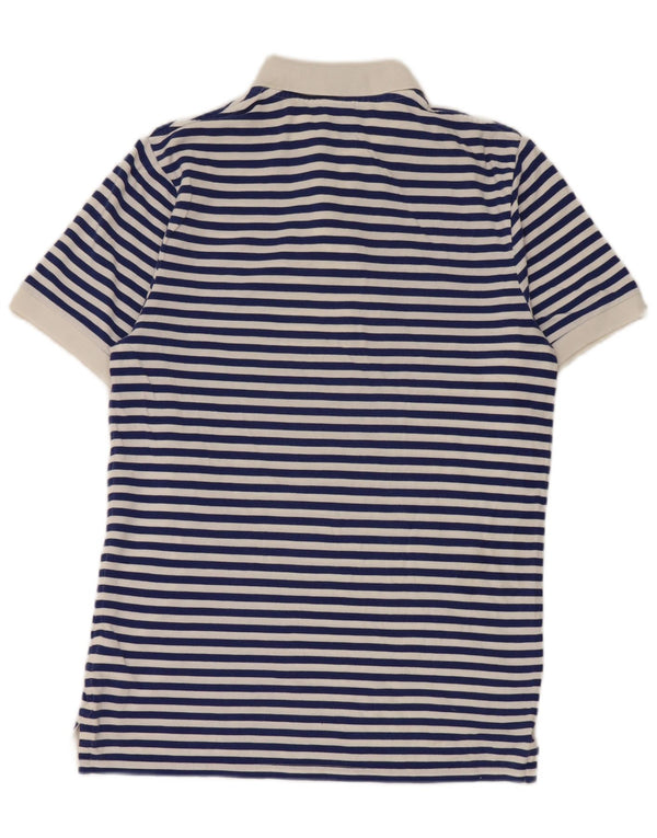 Polo Nike Homme Inter Milan Coton Rayé Bleu Marine Moyen