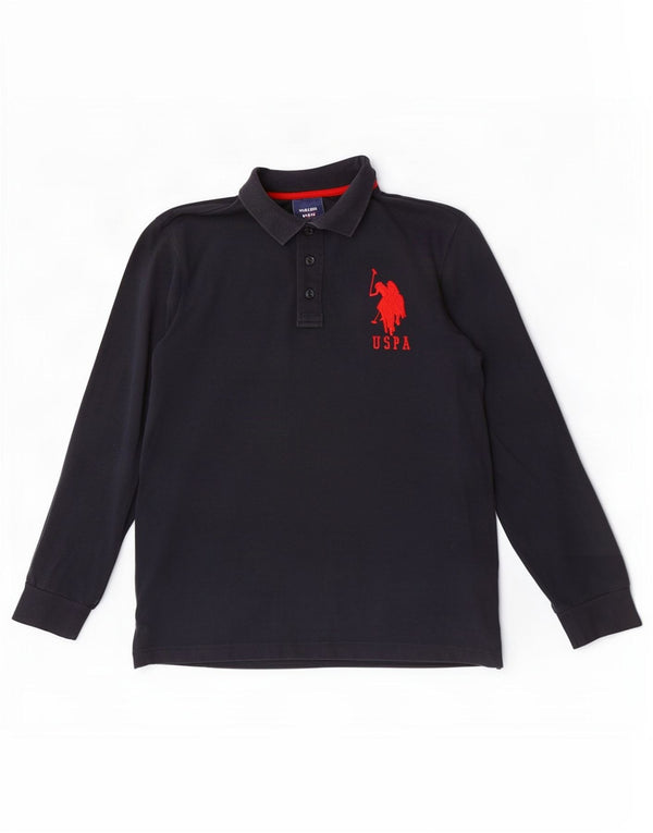 U.S. Polo Assn. Chemise À Manches Longues Homme Grand Coton Bleu Marine