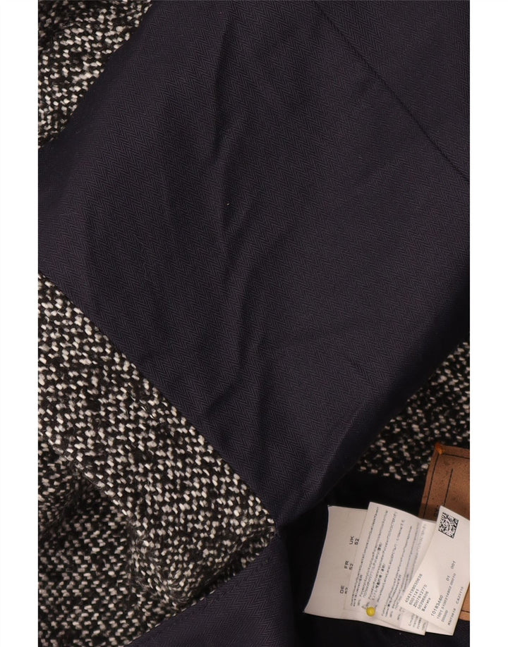 Hugo Boss Manteau Homme UK 52 XL Gris Moucheté Polyacrylique