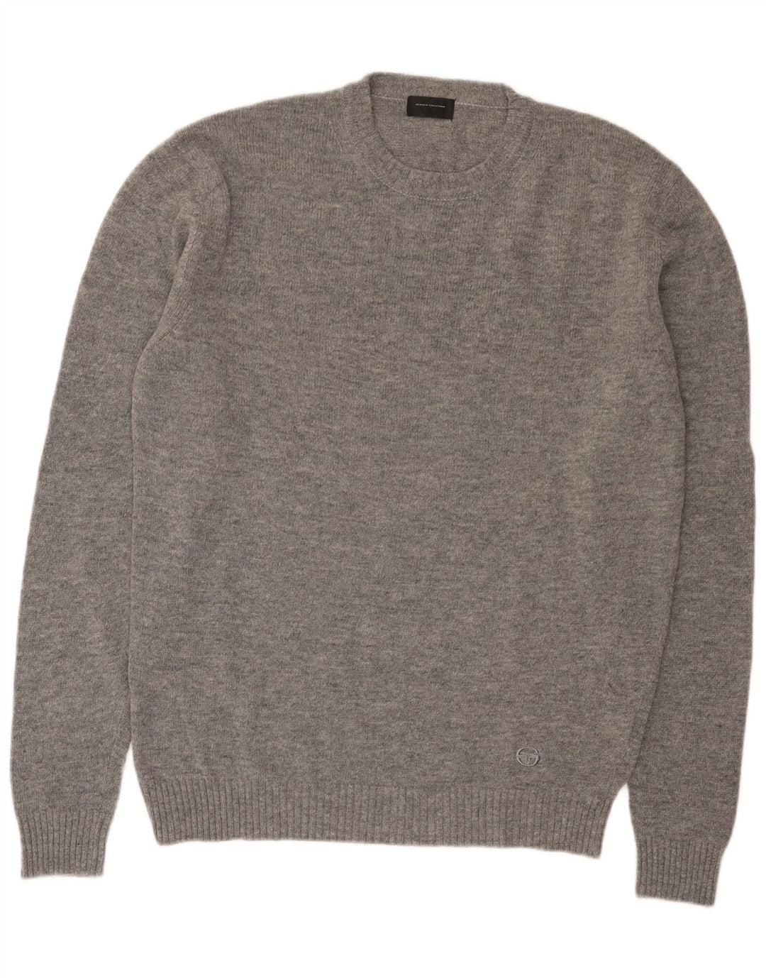 Sergio Tacchini Pull à col rond pour homme 2XL Gris Laine