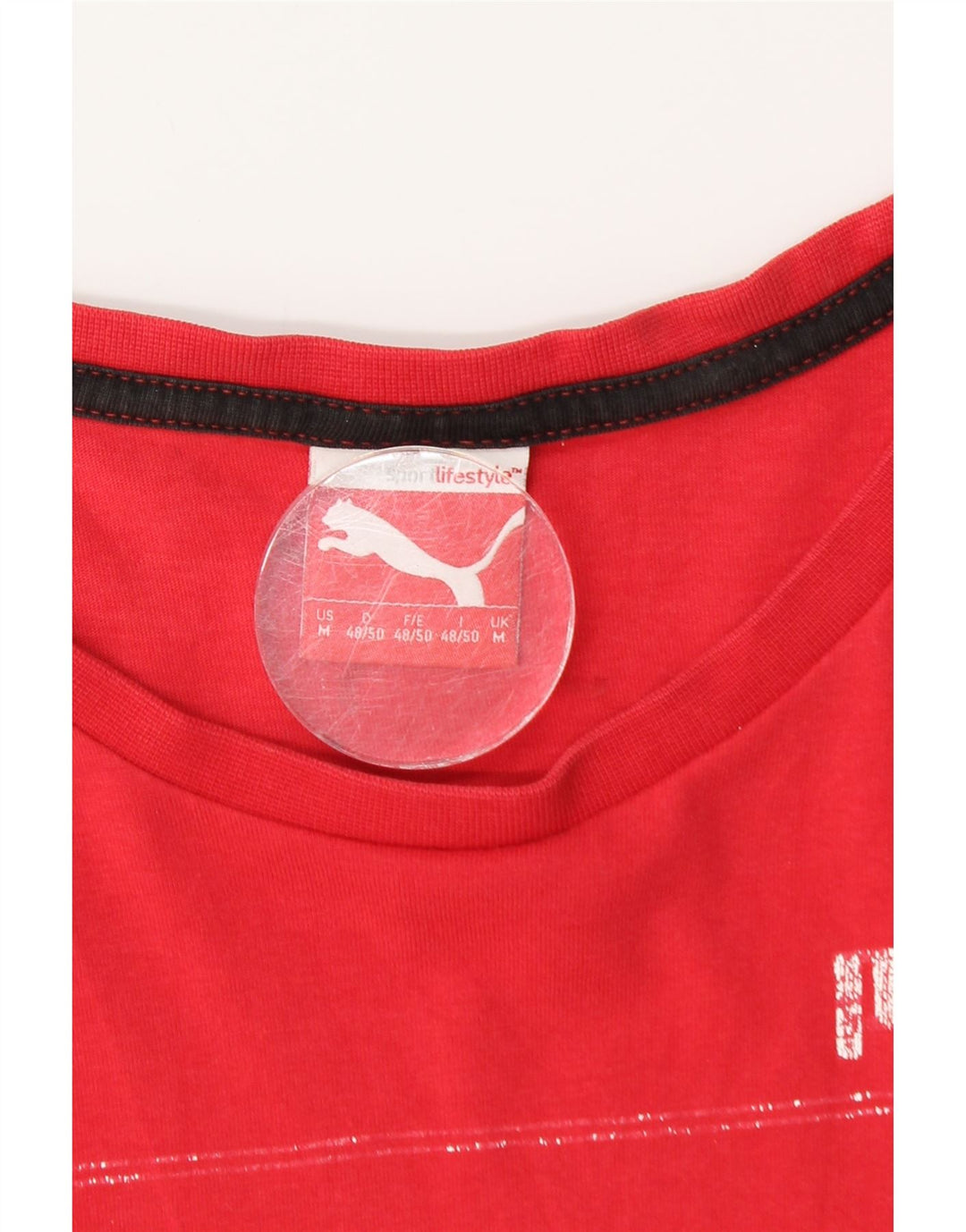 Puma Tee-Shirt Graphic Homme Rouge Moyen