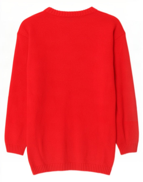 Burberry Pull Col Bateau Garçon 13-14 ans Rouge