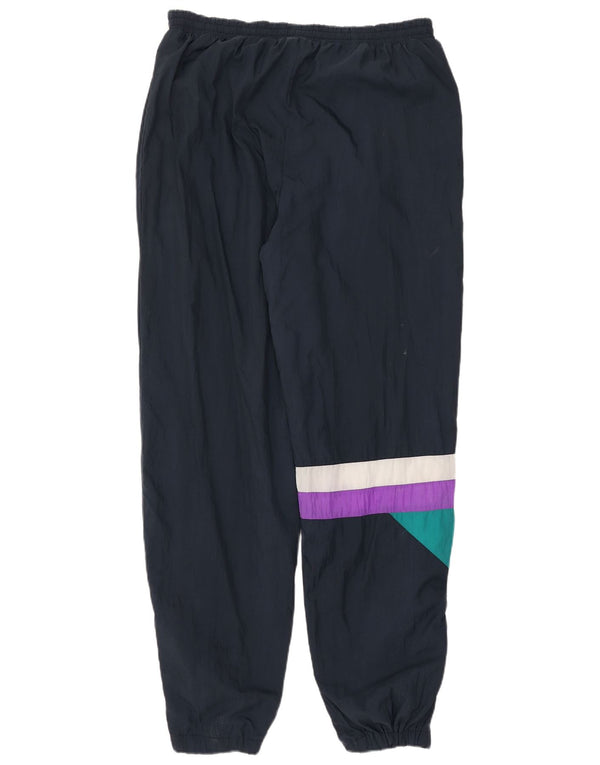 Jako Pantalon de survêtement pour homme Joggers 2XL Bleu marine Colorblock Nylon