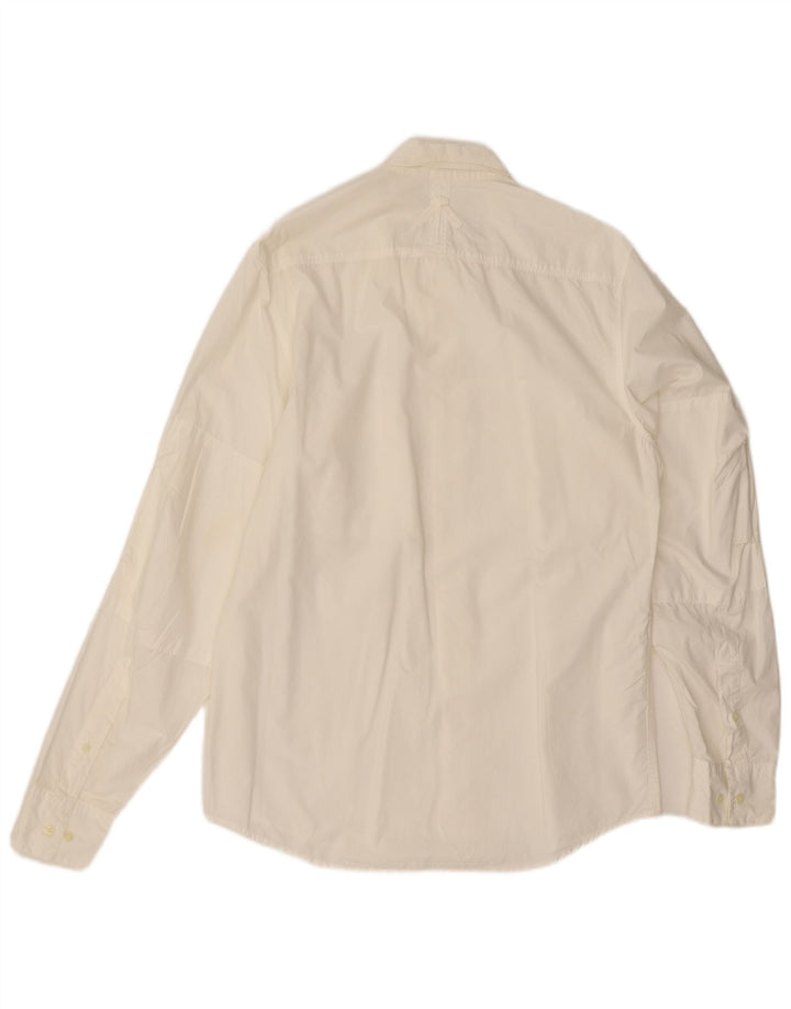 Murphy & Nye Chemise Sailmakers Homme Large Blanc Cassé Coton