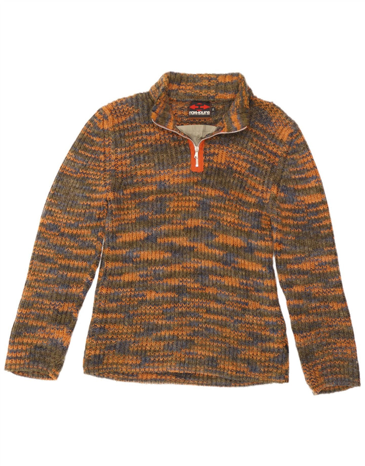 Foxhound Pull col zippé pour homme XL Acrylique moucheté multicolore