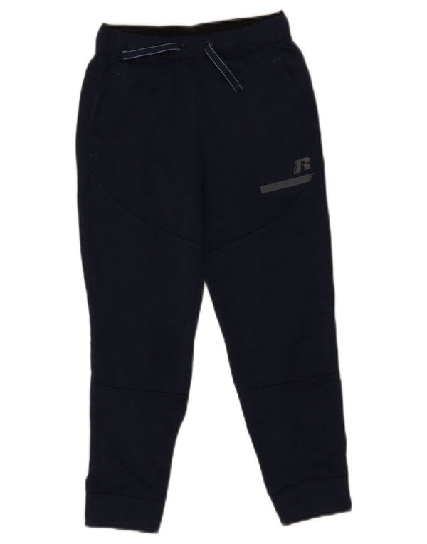 Russell Athletic Pantalon de survêtement pour garçon 6-7 ans Bleu marine Taille S