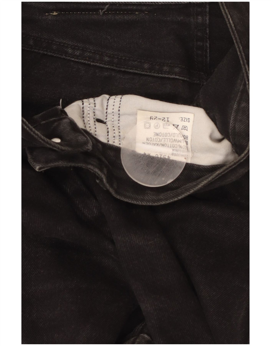 LEE Jean fuselé taille haute pour femme US 12 Large W29 L29 Coton noir