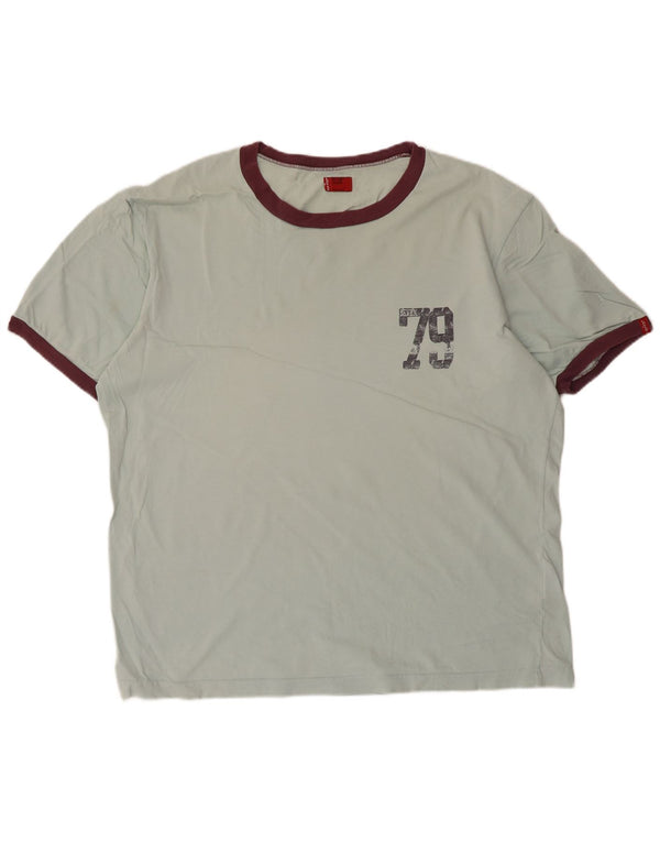 Levi's T-Shirt Graphique Top XL Homme Bleu Coton
