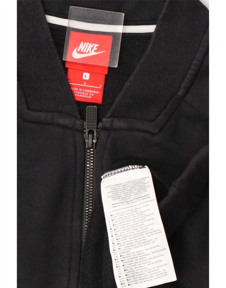 Nike Veste de survêtement pour homme en coton bleu marine Taille L