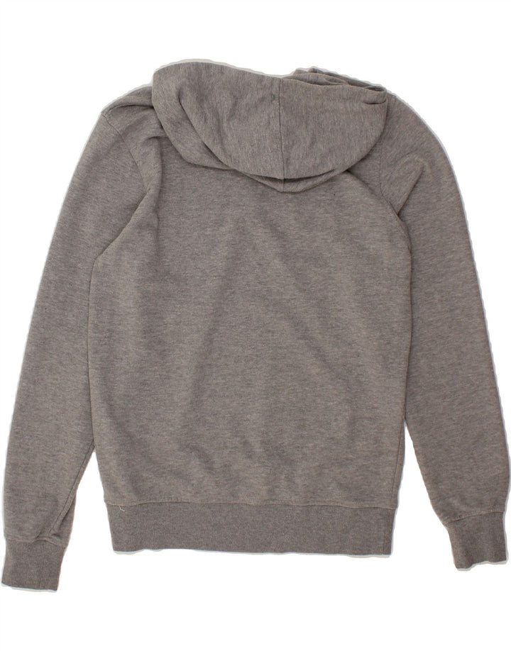 JACK & JONES Mens Graphic Hoodie Jumper Medium Grey Polyester Vintage Jack & Jones and Second-Hand Jack & Jones from Messina Hembry 