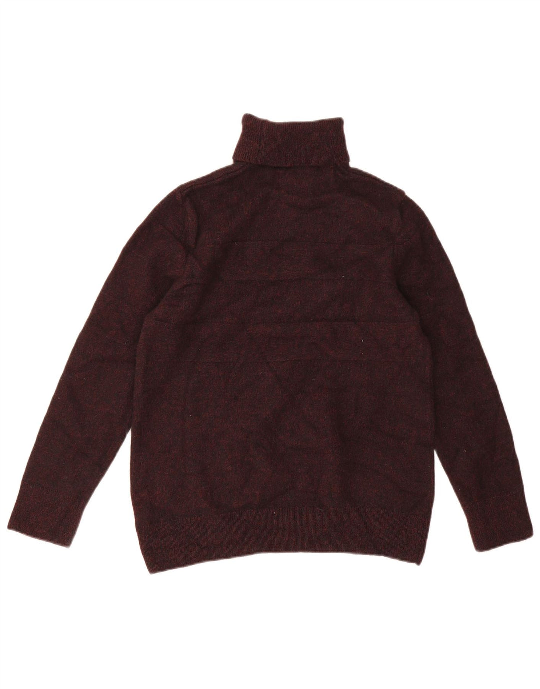 Barbour Pull col roulé pour femme UK 10 Petite laine marron