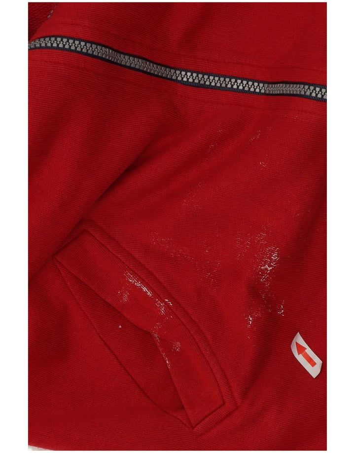 Asics Veste de Survêtement Graphique Homme Rouge Moyen Coton
