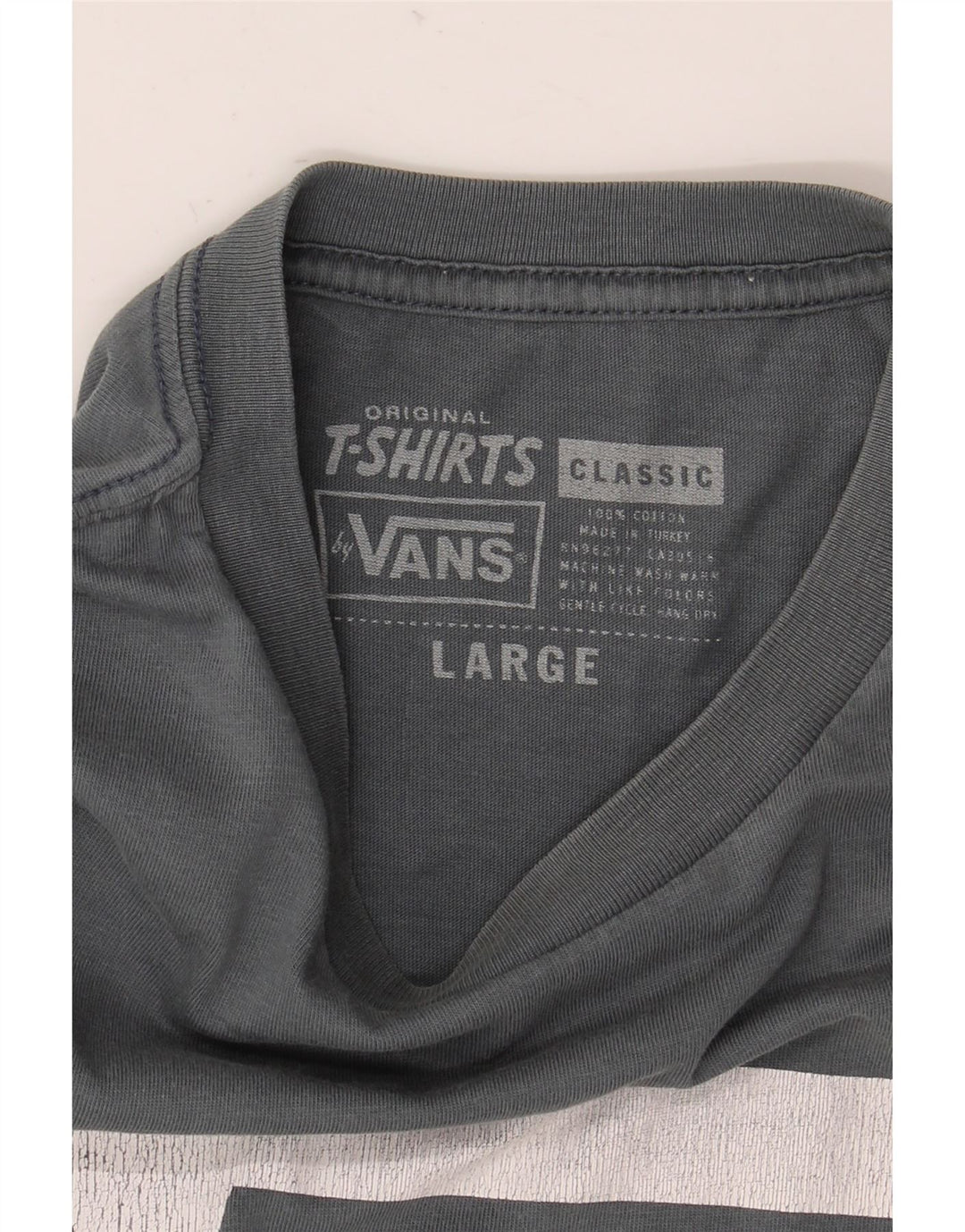 Vans T-shirt graphique classique pour hommes, grand gris