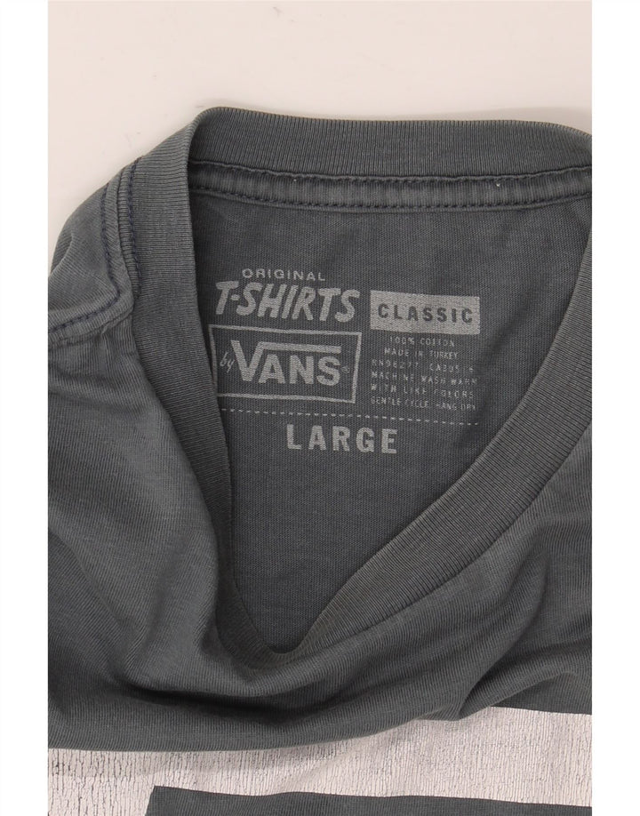 Vans T-shirt graphique classique pour hommes, grand gris