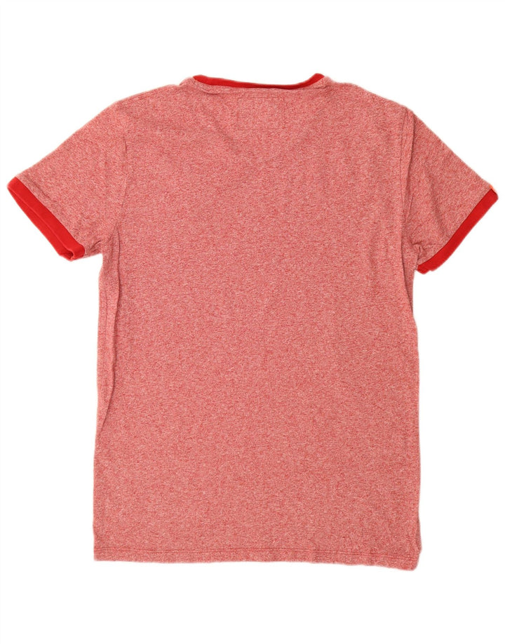 Superdry T-Shirt Graphique Haut Large Rouge Moucheté Homme
