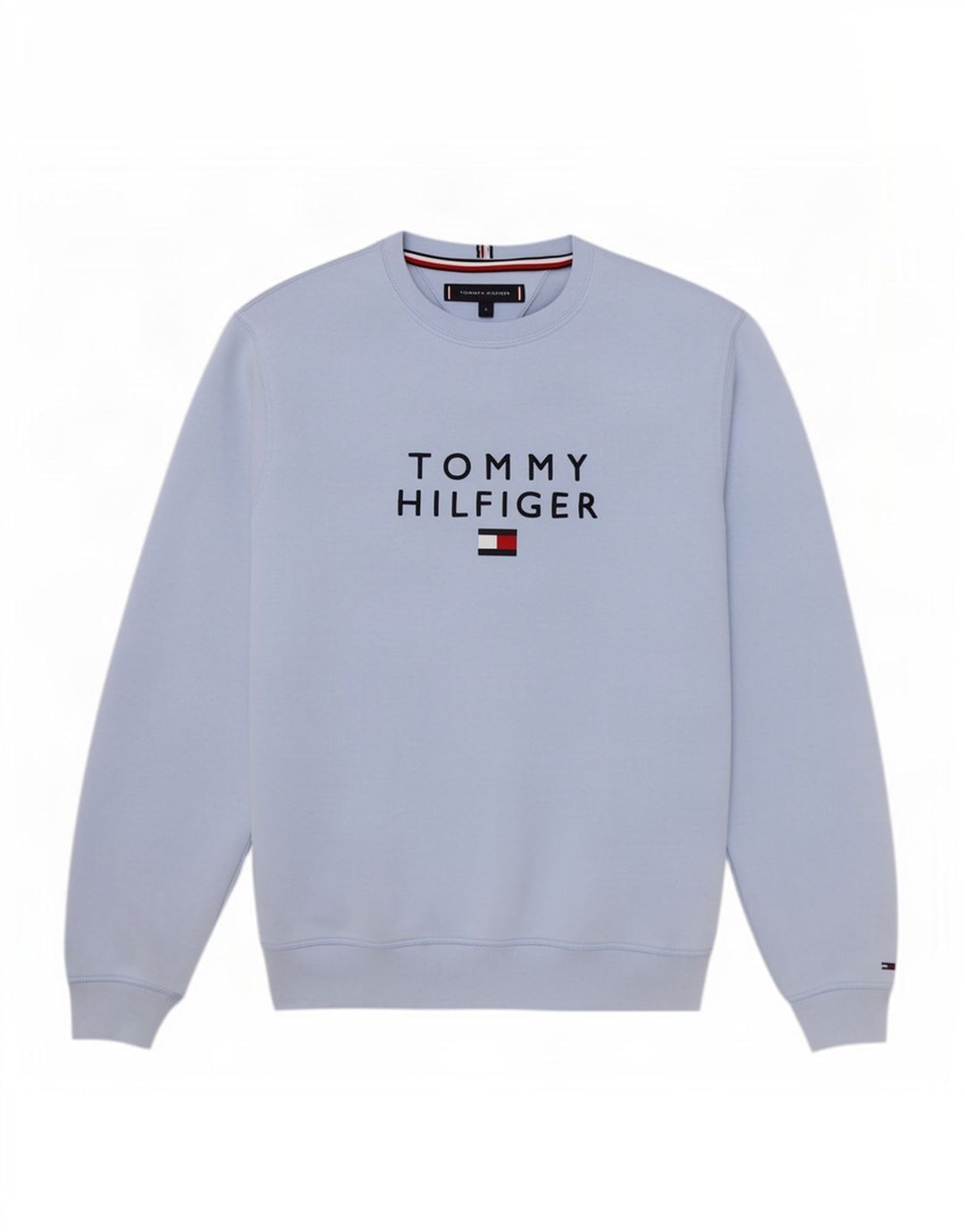 Tommy Hilfiger Sweat-shirt graphique pour homme en coton bleu petit