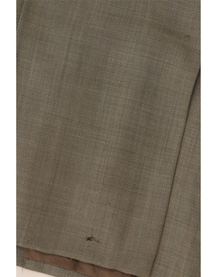 UNGARO Veste Blazer 3 Boutons Homme IT 46 Petit Kaki Laine