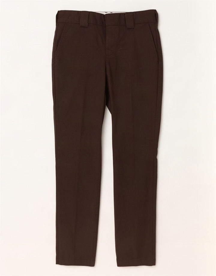 Dickies Pantalon Chino Coupe Slim Homme W30 L32 Marron Polyester