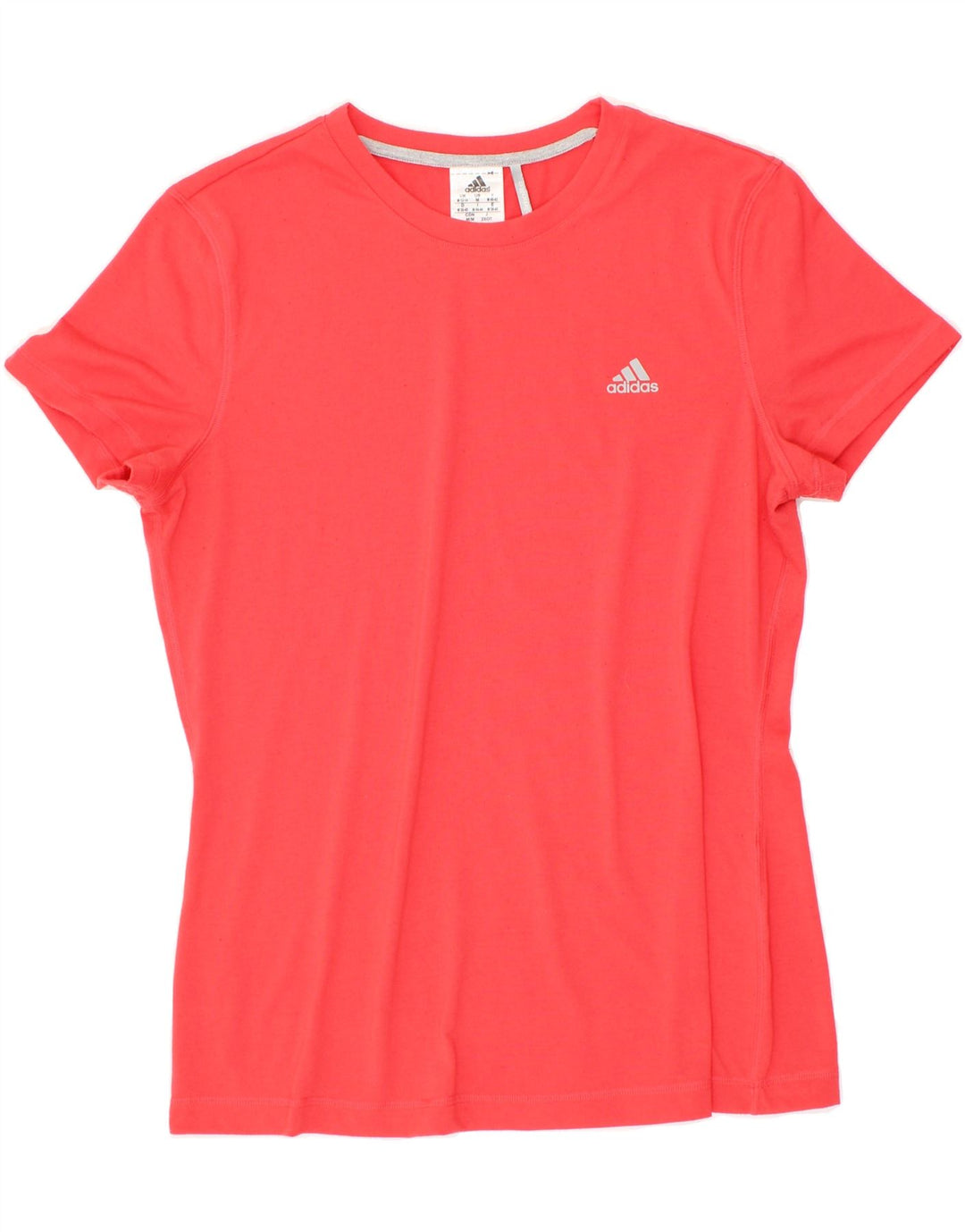 ADIDAS Womens T-Shirt Top UK 12/14 Medium Pink Polyester Vintage Adidas and Second-Hand Adidas from Messina Hembry 