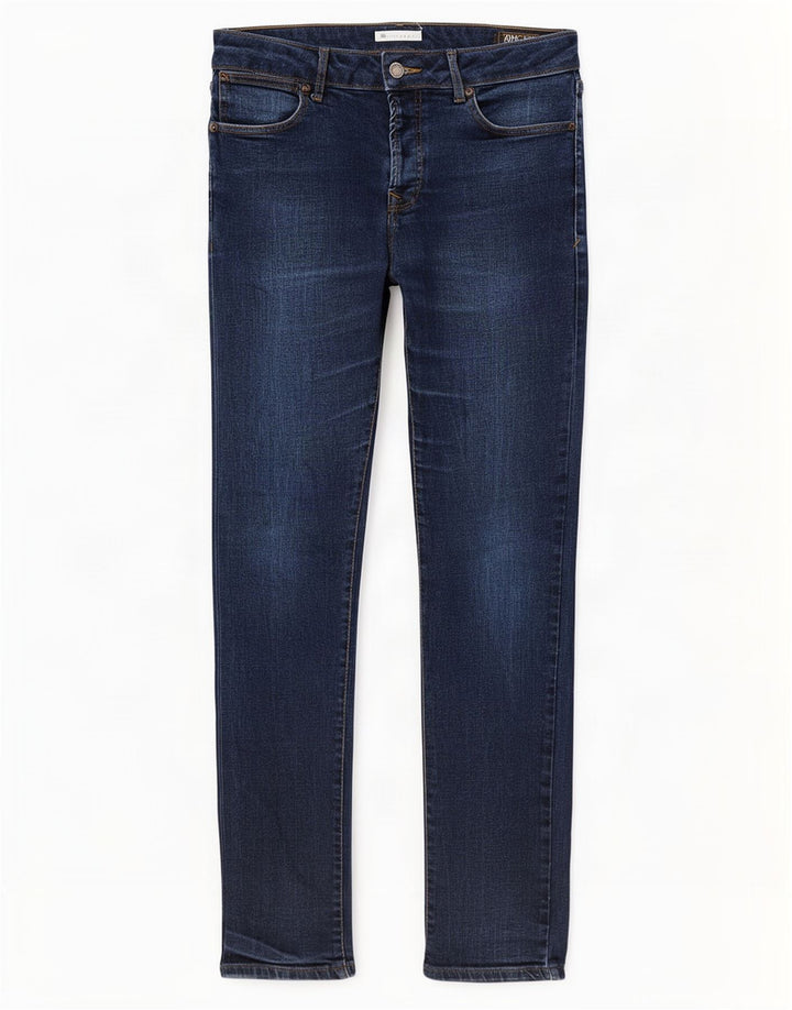 Topman Jean Slim Homme W32 L32 Bleu Marine Coton