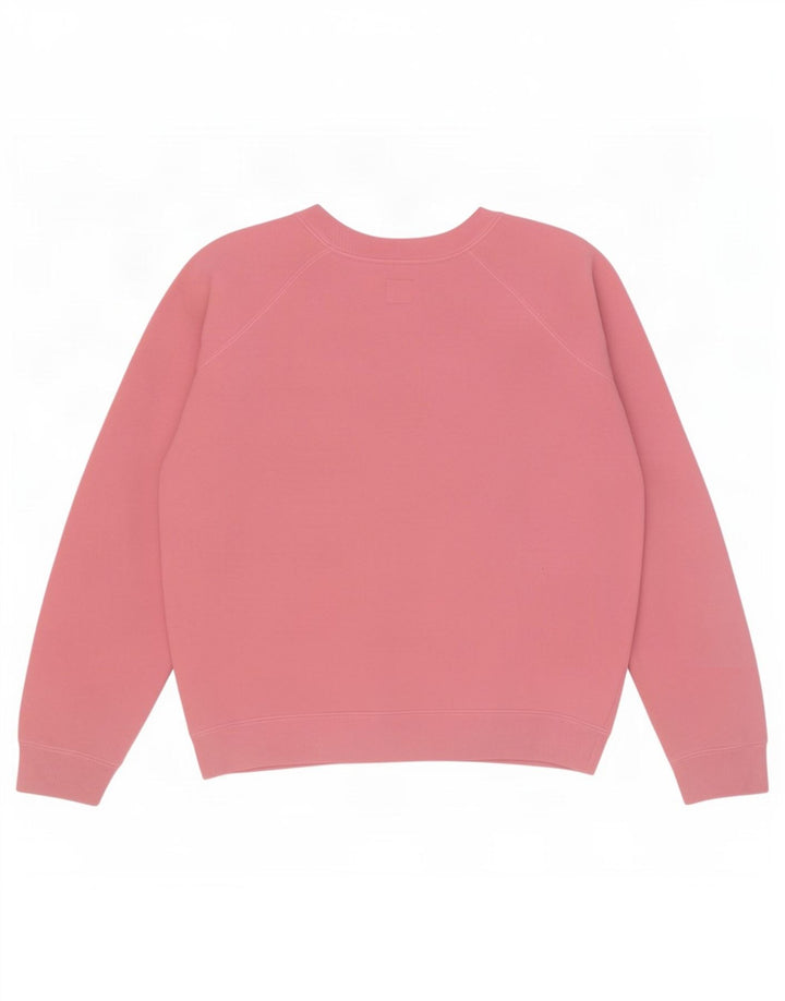 Jack Wills Sweat-shirt surdimensionné pour femme UK 8 Petit coton rose