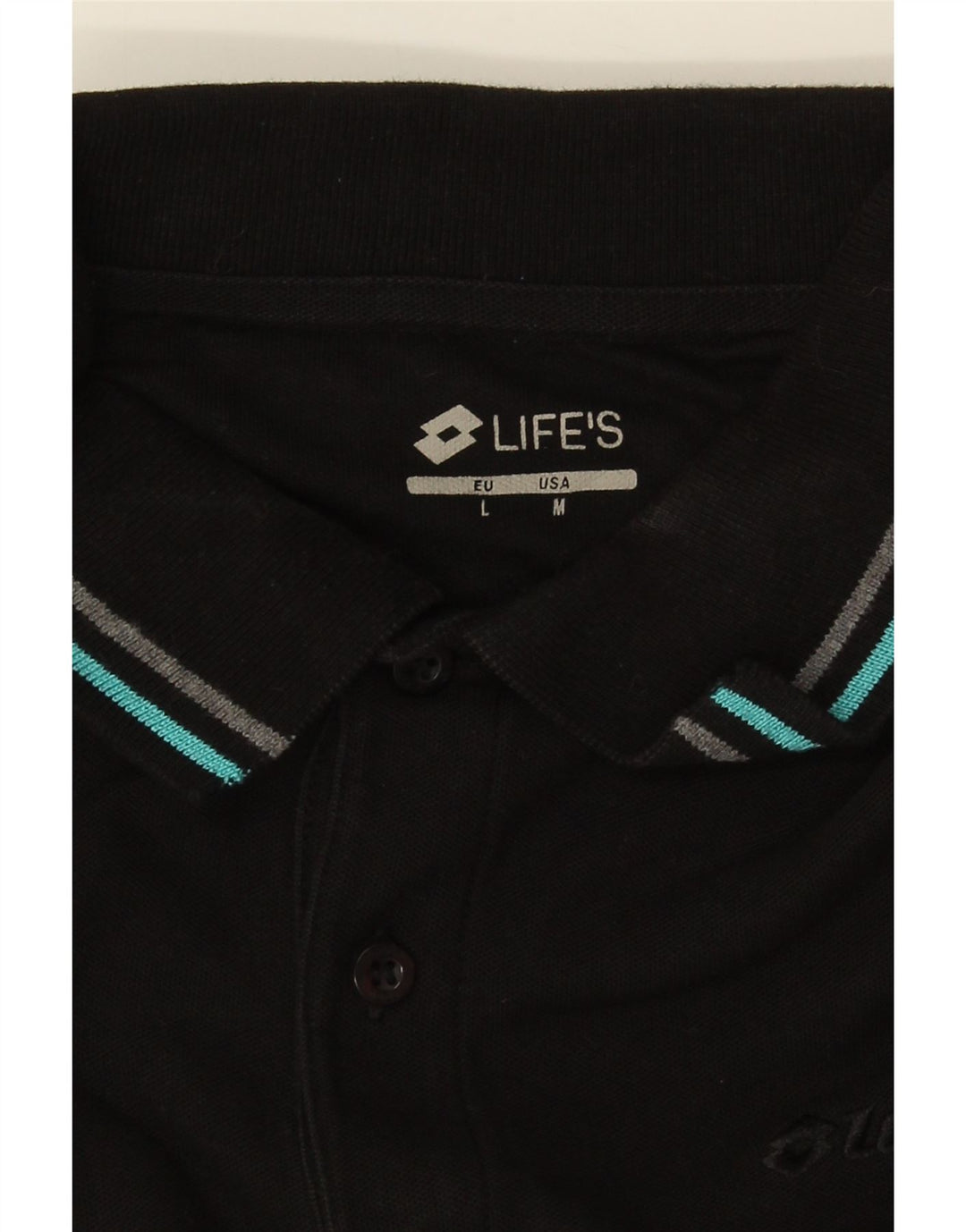 Lotto Polo Life's Homme Noir Moyen