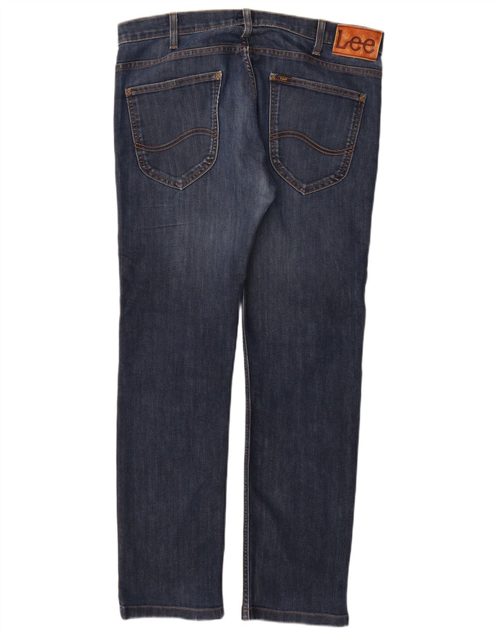 LEE Jean Slim Powell Homme W36 L30 Bleu Marine Coton